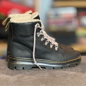 DR.MARTENS COMBS FAUX SHEARLING LINED SIZE 10 US/ 8 UK
